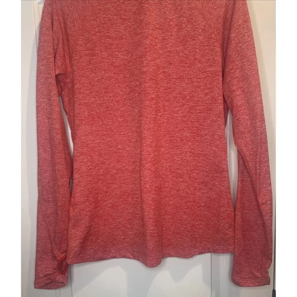 Team Apparel Nike Dri Fit Red‎ 1/4 Zip Kansas City Chiefs Long Sleeve Shirt Sz M